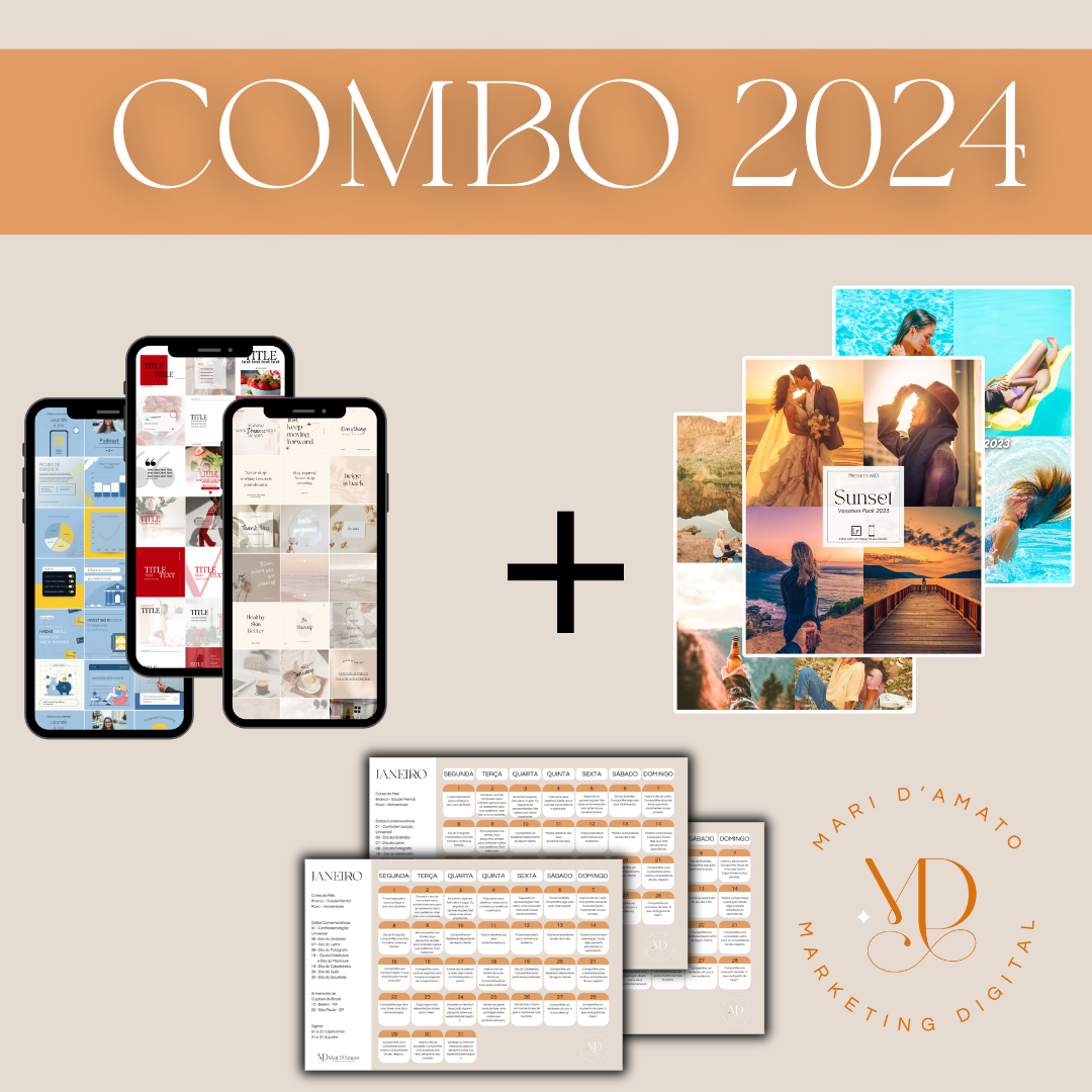 Combo 2024 - Mari D'Amato | Hotmart