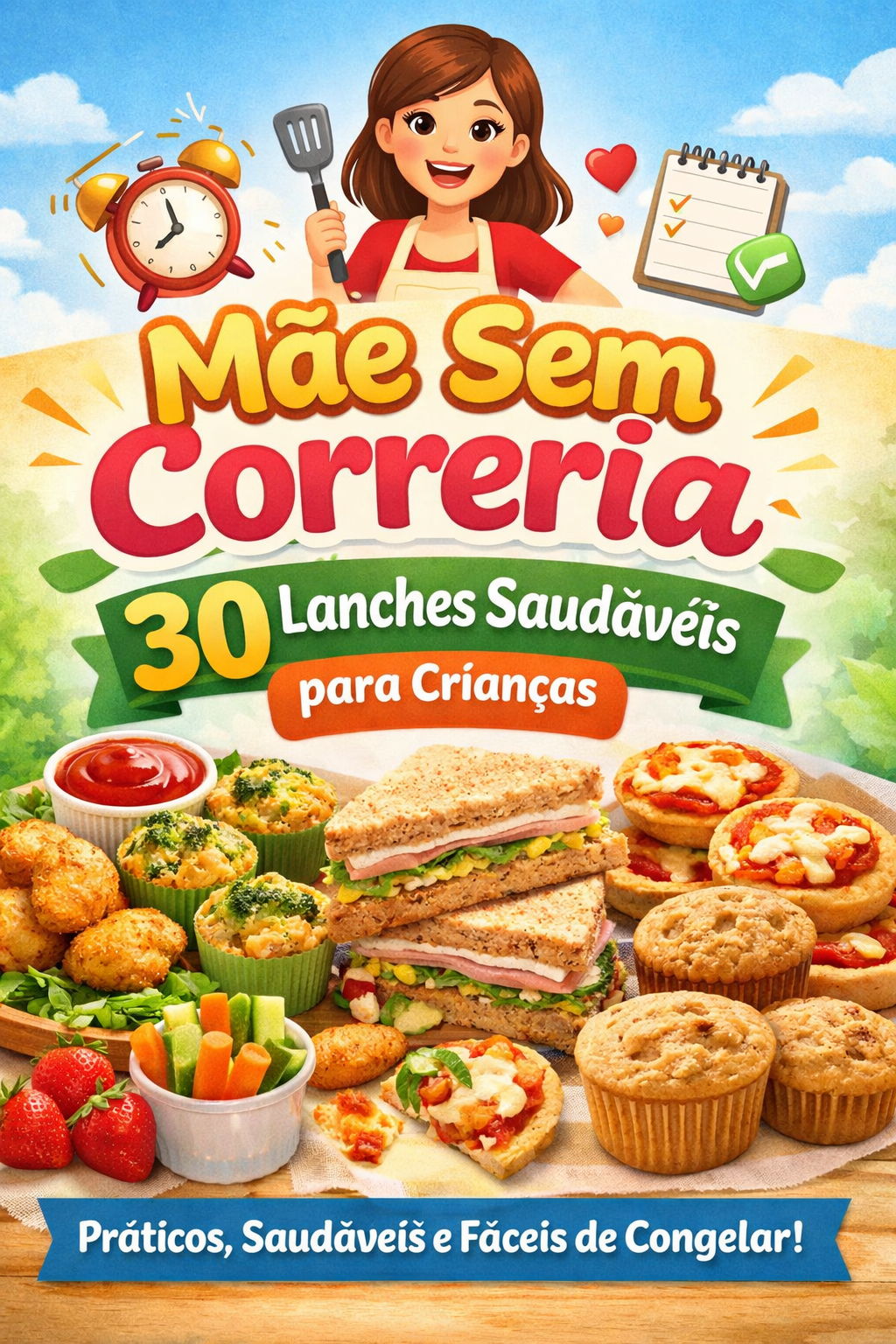 Mãe Sem Correria: 30 Lanches Saudáveis para Crianças