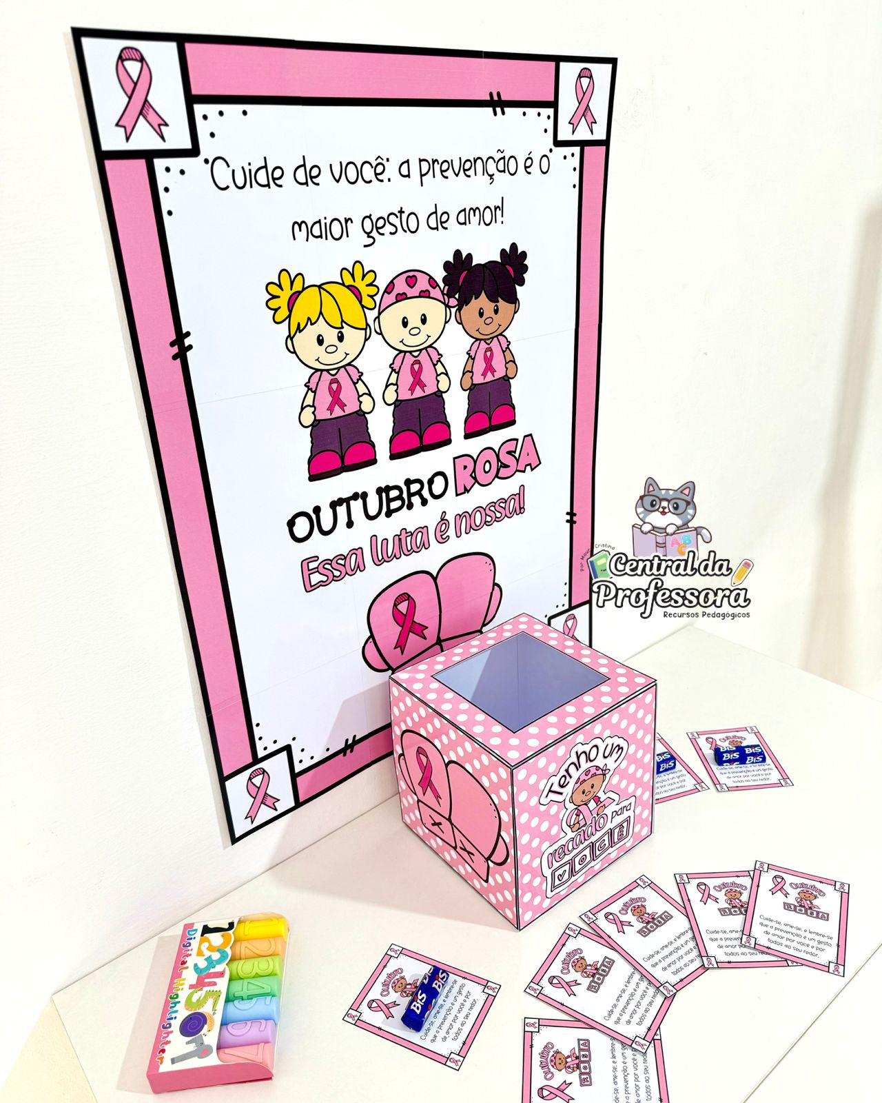 Kit Tema Outubro Rosa – Educação Infantil e Séries Iniciais