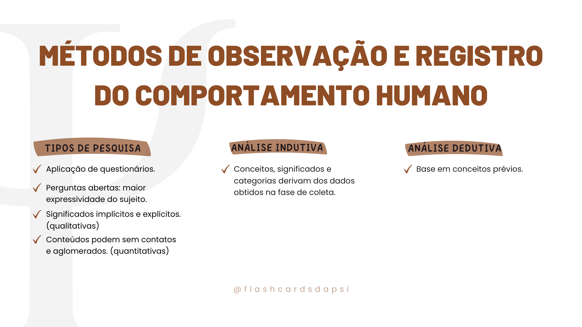 Métodos de Observação e Registro do Comportamento Humano - Thaysa ...