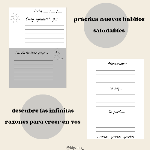 Diario de gratitud 