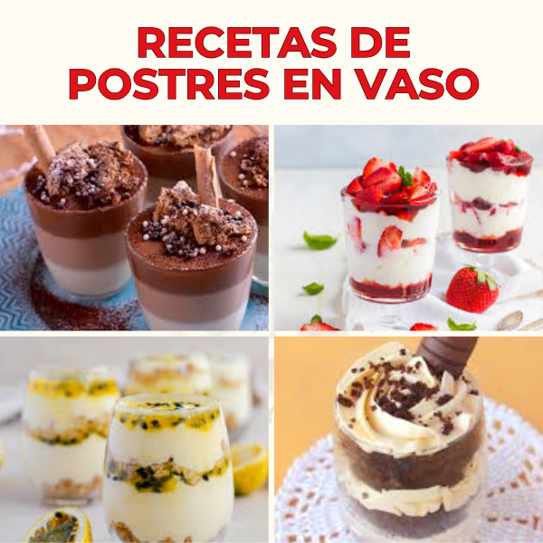 Recetas de postres en vaso - Conocimiento Premium | Hotmart