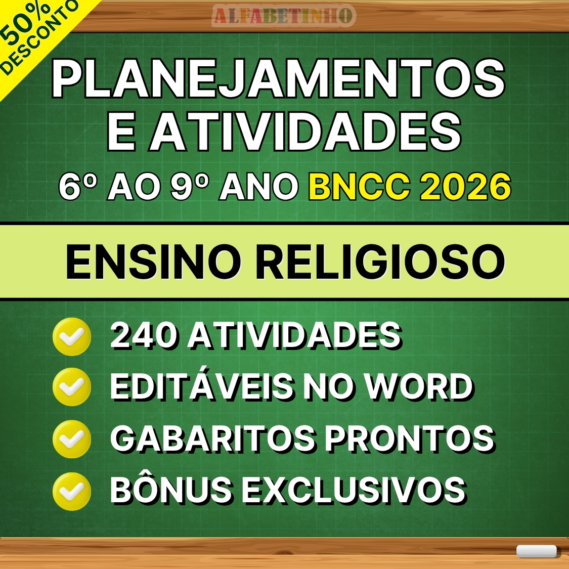 ENSINO RELIGIOSO - Planejamentos e Atividades - 6º ao 9º ano - BNCC...