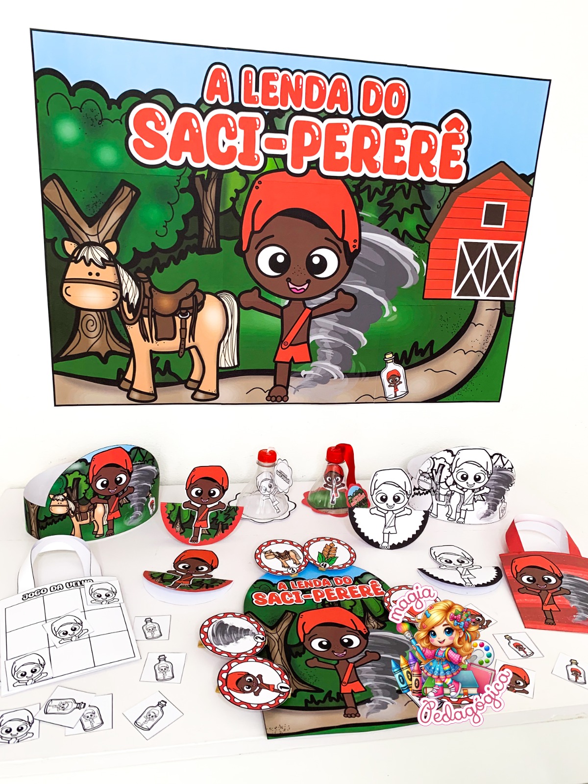 🍃✨ Kit Lenda do Saci ✨🍃 - MAGIA PEDAGÓGICA
