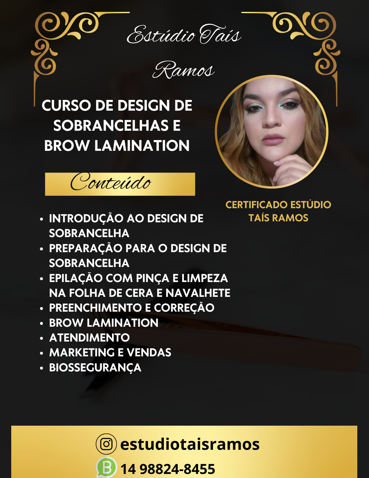 Imagem de capa para o Curso online Design de Sobrancelha e Brow Lamination