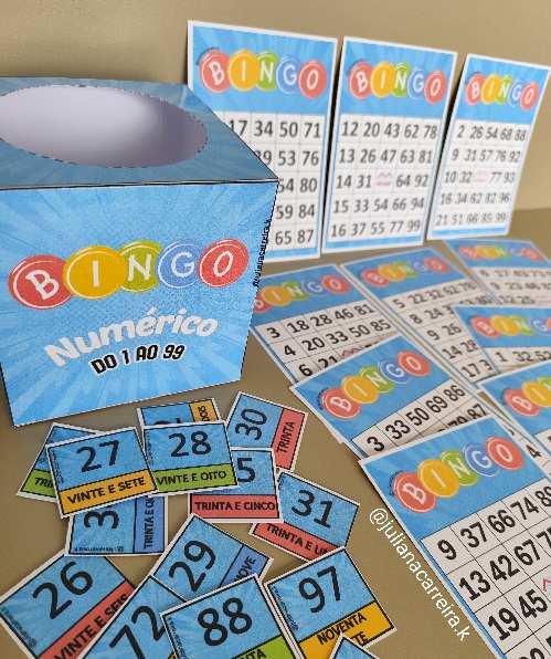 Bingo Numérico do 1 ao 99