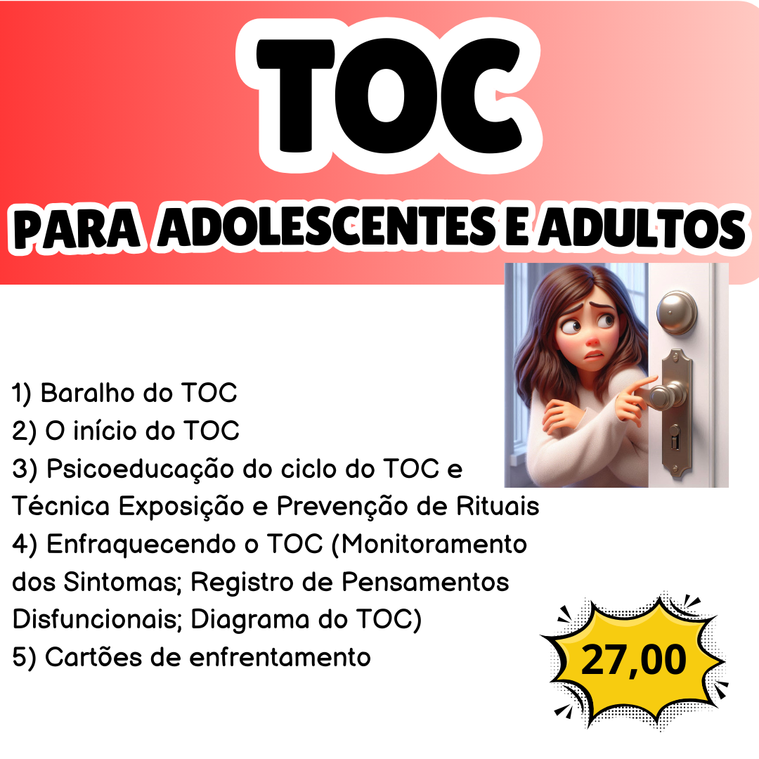 Combo TOC adolescentes e adultos - Nova Era Recursos Terapêuticos