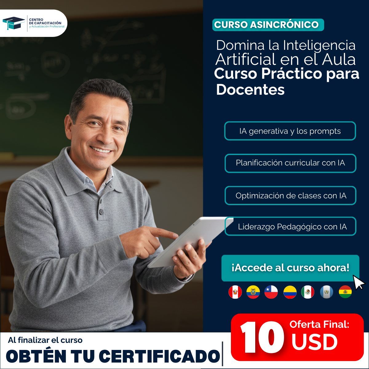 Domina la Inteligencia Artificial en el Aula: Curso Práctico para P...