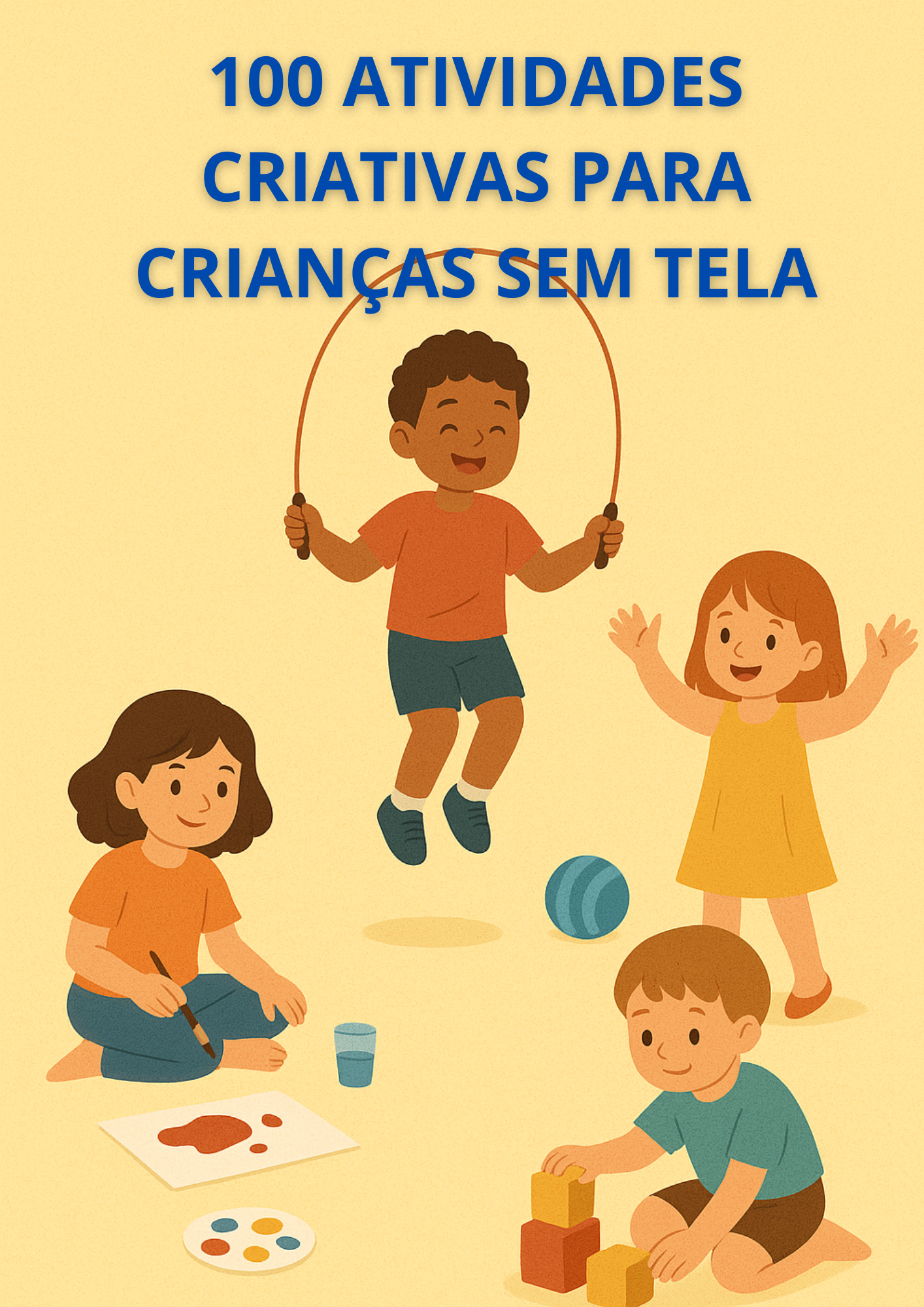 100 ATIVIDADES CRIATIVAS PARA CRIANÇAS SEM TELA - Sara Almeida de A...