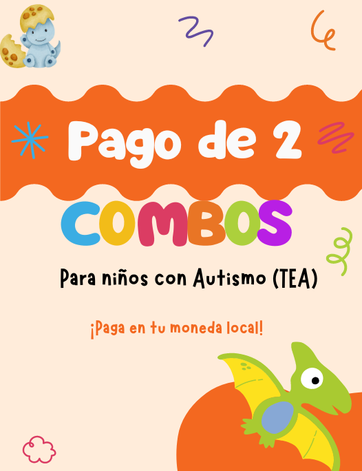 2 Combos de actividades para niños con autismo - Pintando Sonrisas ...