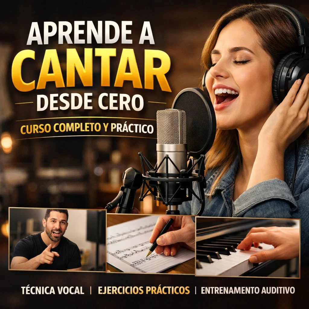 Aprende a Cantar Desde Cero: Curso Completo y Práctico | Hotmart