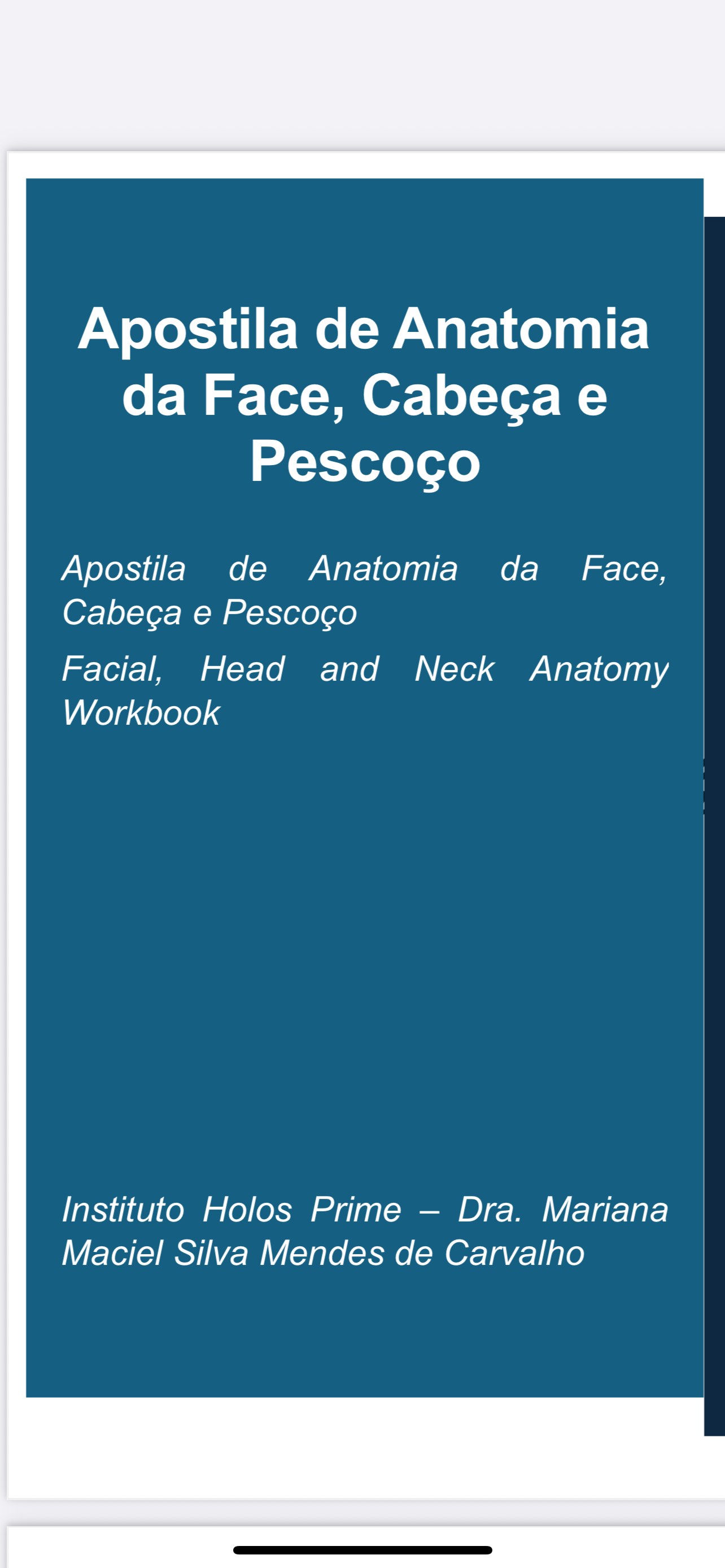 Apostila De Anatomia Da Face Cabeça E Pescoço Hotmart