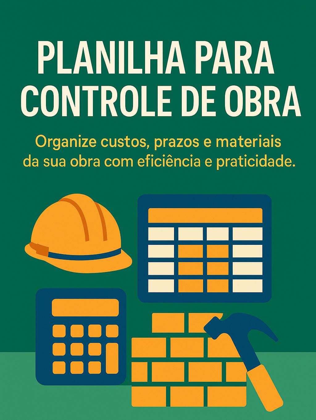 PLANILHA PARA CONTROLE DE OBRA