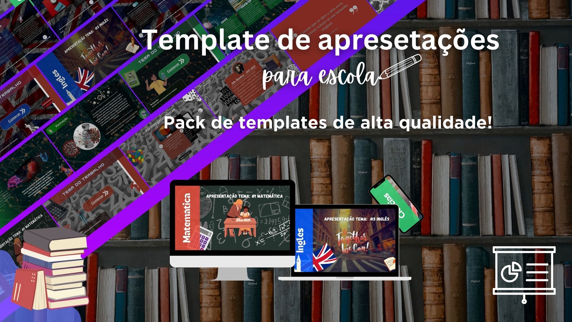 Template de apresentações para escola - Canva