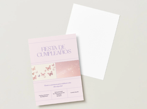 Invitación Aesthetic “Dreamy Glow” ✧ Editable en Canva