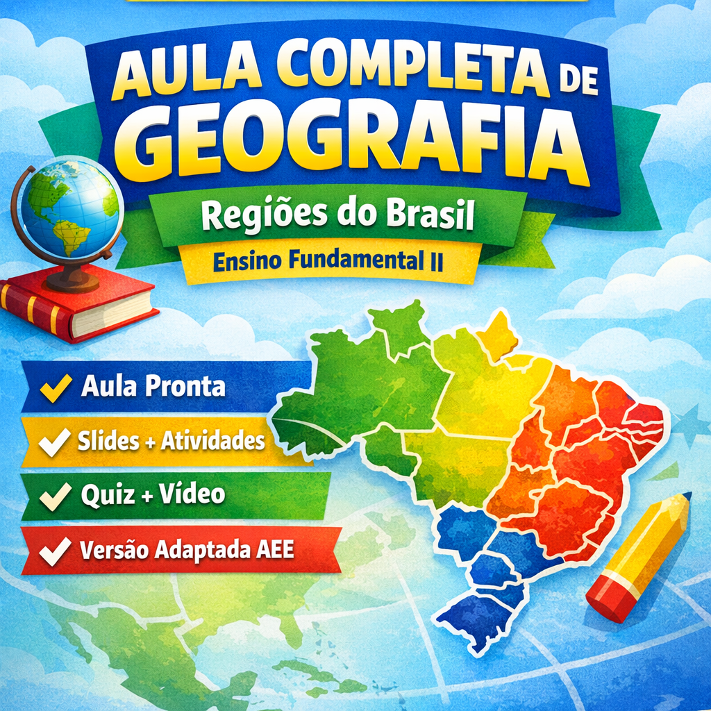 Aula Completa de Geografia – Regiões do Brasil (Ensino Fundamental ...