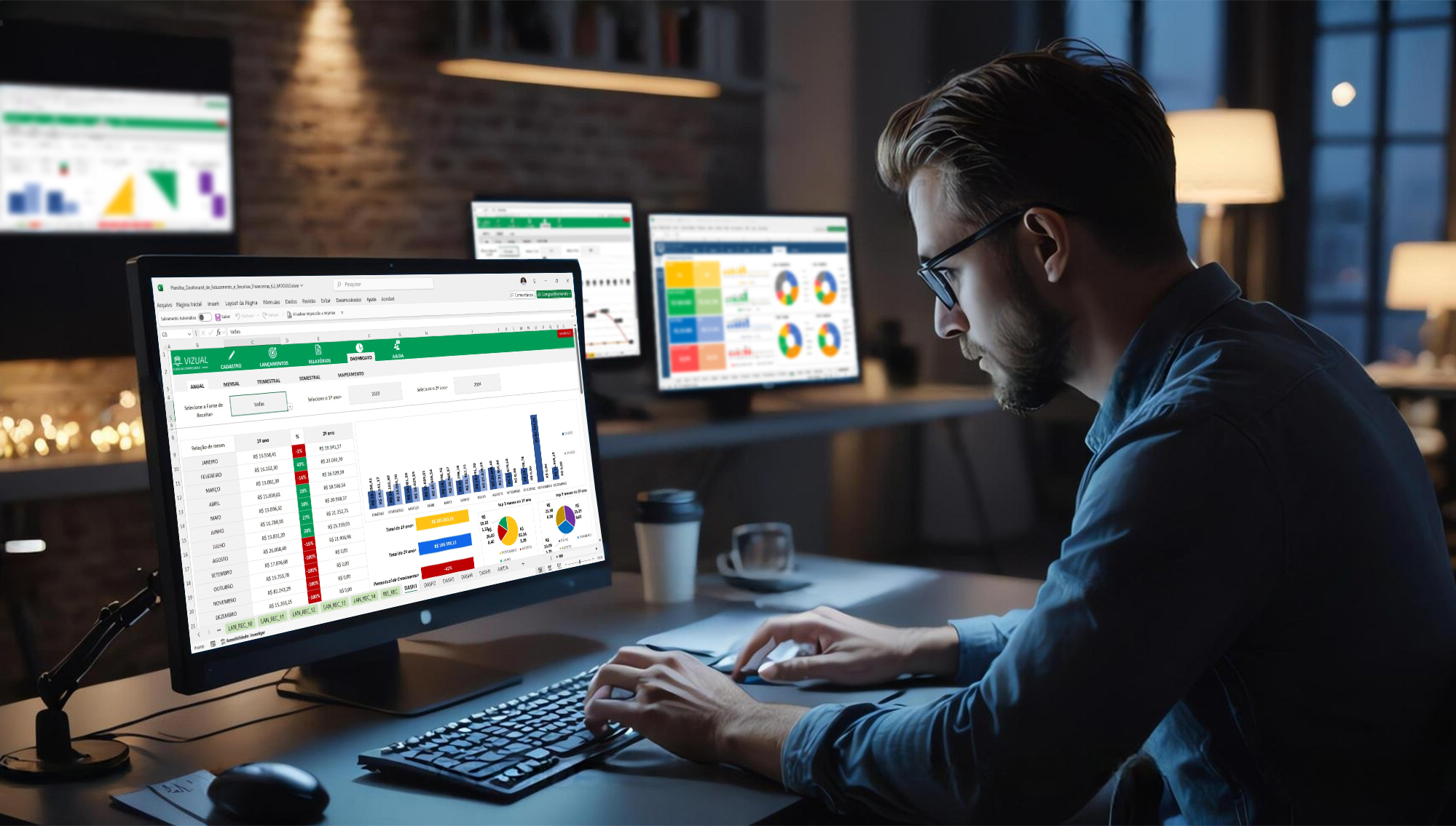 Imagem de capa para o Curso online Microsoft Excel - Completo Passo a Passo do Início ao Fim