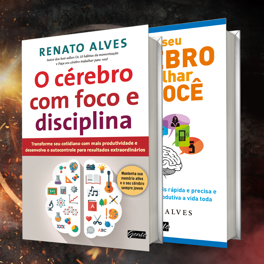 Pacote Avançado: 2 Livros Físicos Técnicas de Memorização e Concentração