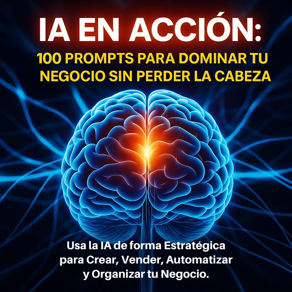 IA en Acción: 100 Prompts para Dominar tu Negocio sin Perder la Cabeza