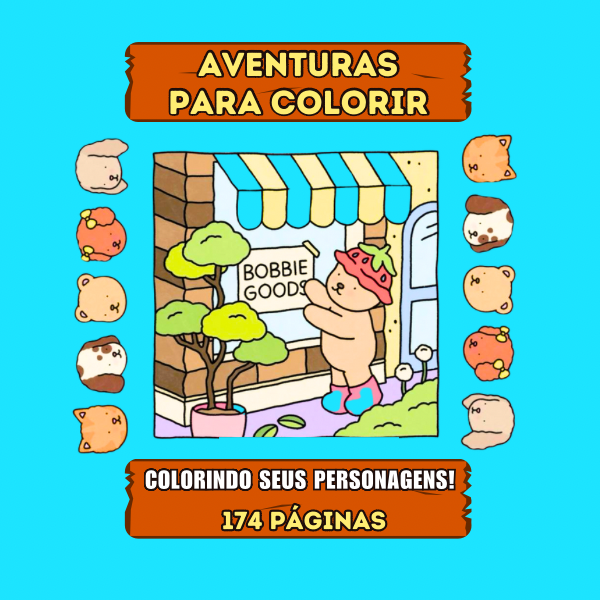 Boobiegoods: Aventuras para Colorir – Colorindo Seus Personagens Fa...