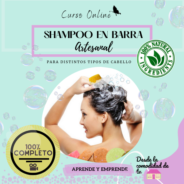 Shampoo en BARRA Artesanal Maritza Palomino Ordaya Hotmart
