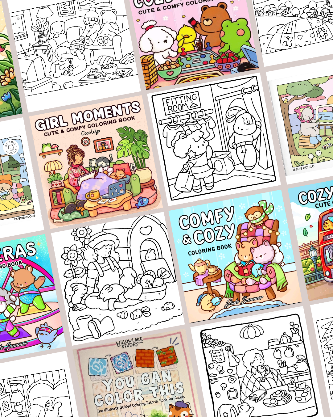 Pacote de desenhos para colorir+ de 100 pdf | Hotmart
