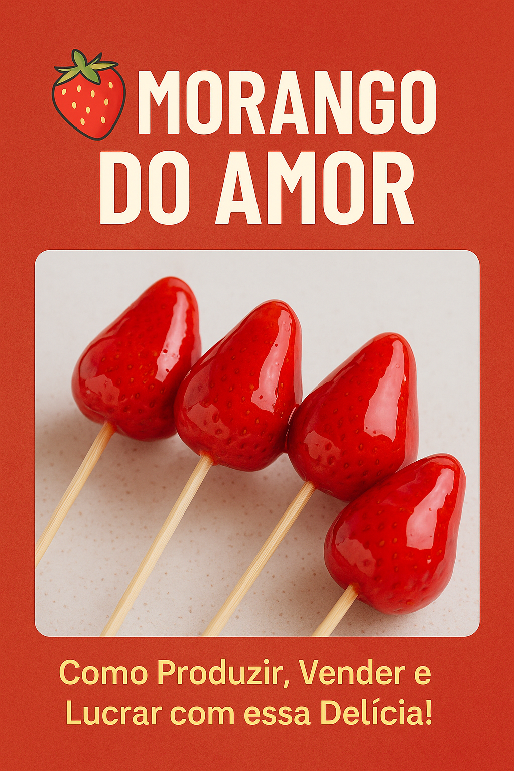 Morango do Amor como vender e lucrar com essa delícia Quem resiste ...