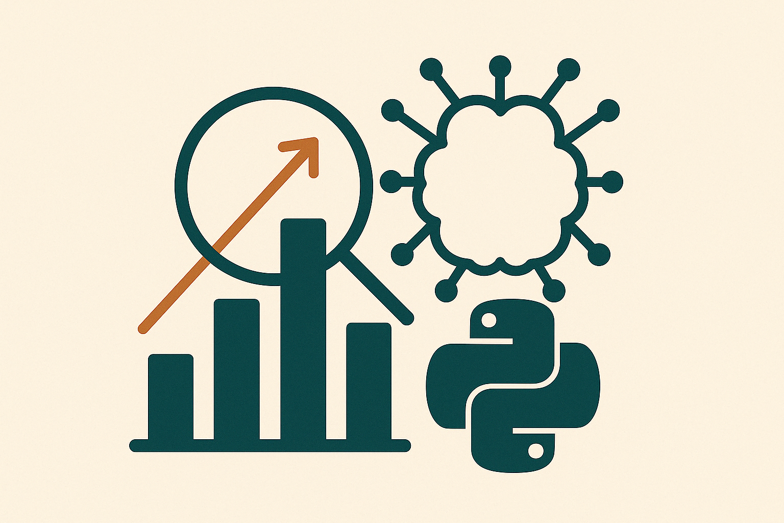 Python With Data Science Logo Data Science Profissional com Python