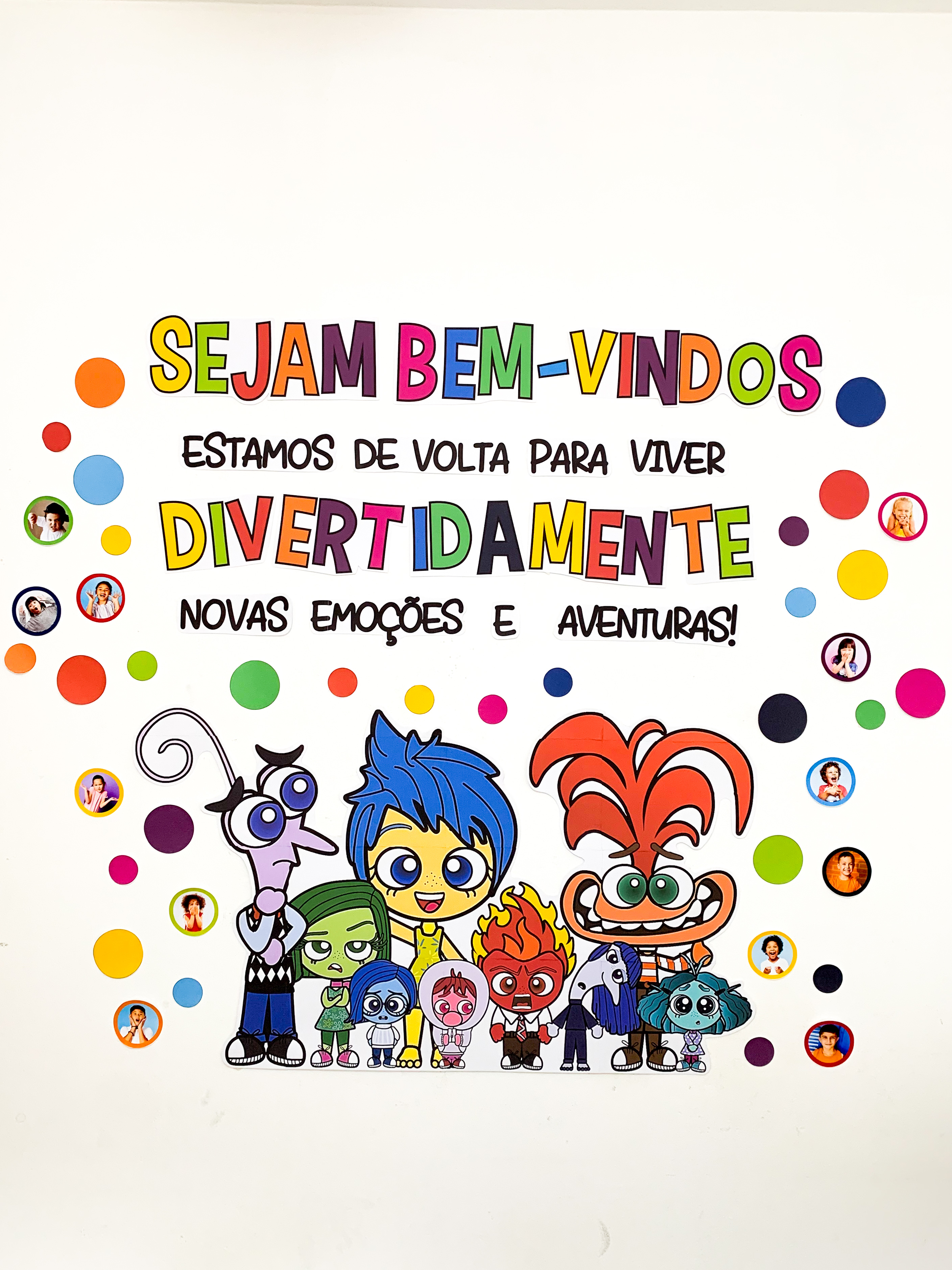 Painel Volta às Aulas Divertidamente
