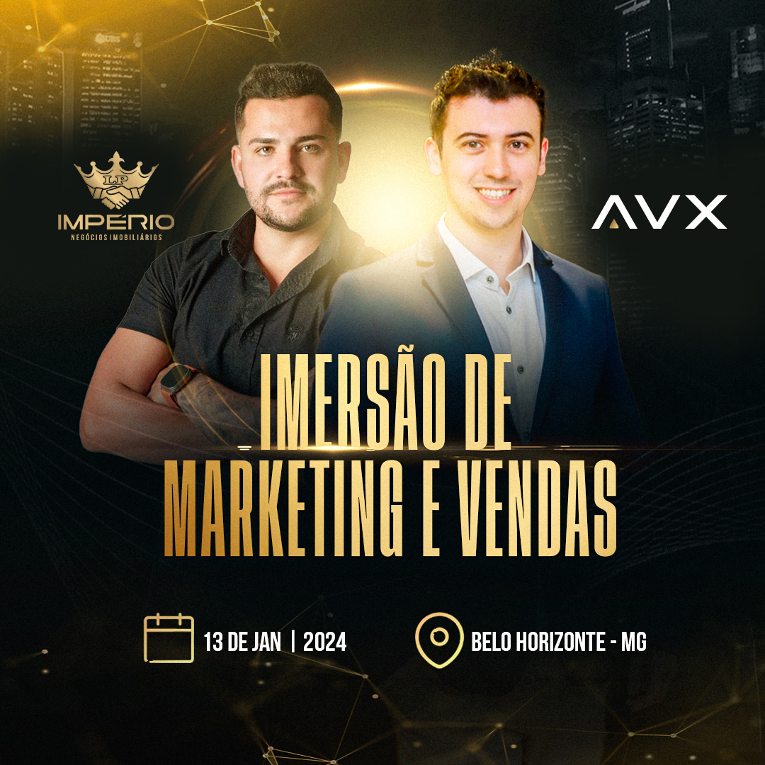 IMERSÃO DE MARKETING E VENDAS - Belo Horizonte