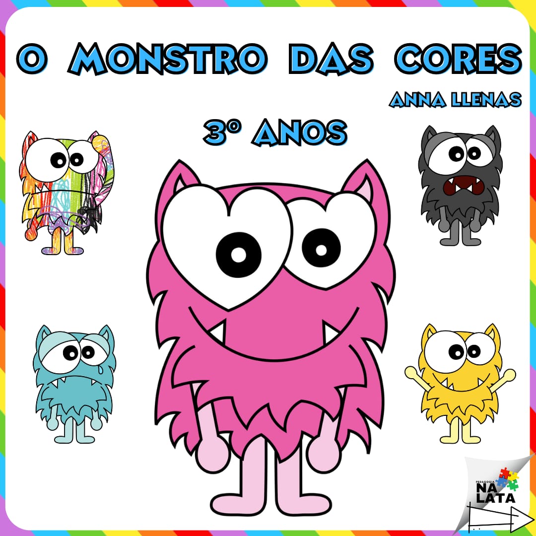 Pack O Monstro das cores - 3° anos - Pedagogia na lata | Hotmart