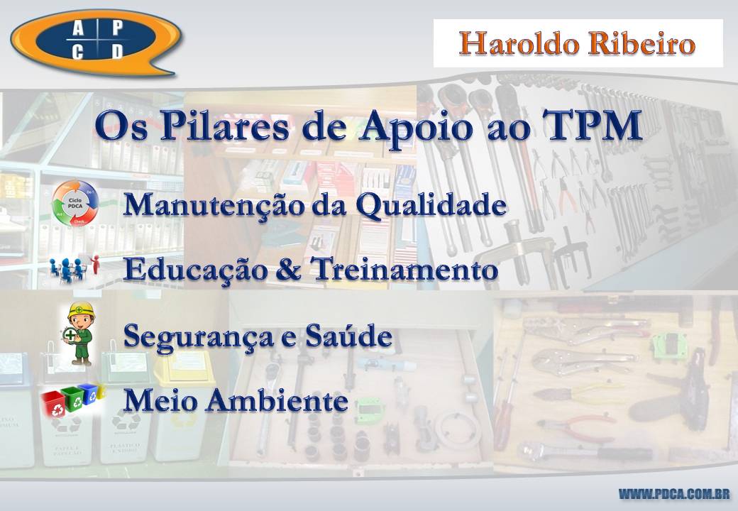 TPM - Os Pilares de Apoio ao TPM (exceto TPM Office) - Curso