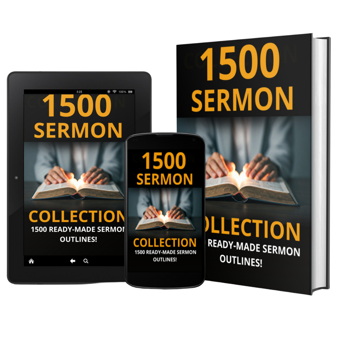 Collection Of 1500 Ready Made Sermon Outlines Collection of 1500 ready made sermon outlines
