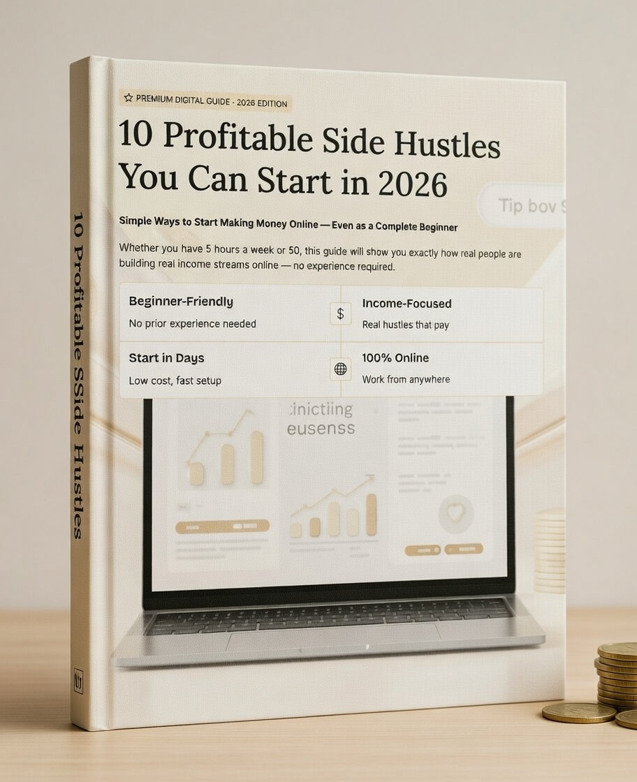 10 Profitable Side Hustles You Can Start in 2026 - Pedro Ebooks | H...