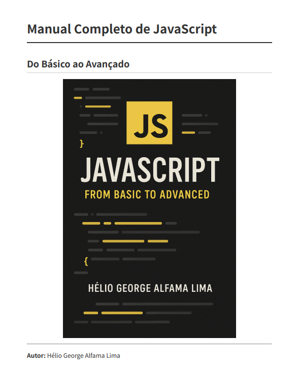Manual Completo de JavaScript Do Básico ao Avançado | Hotmart