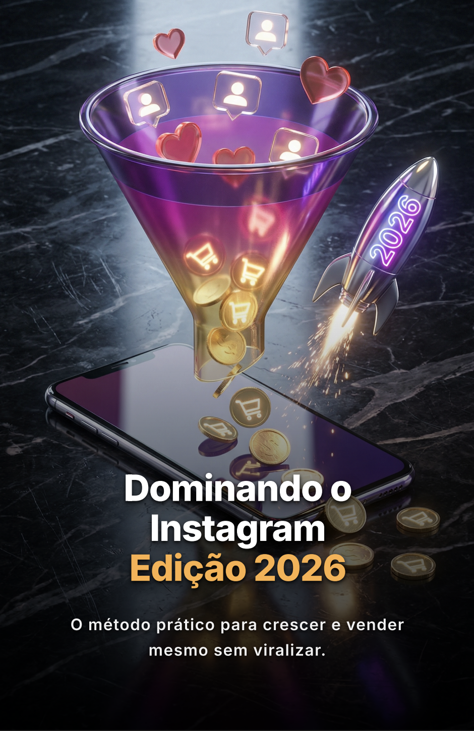 Guia Prático para Crescer no Instagram em 2026 - InstaGem | Hotmart