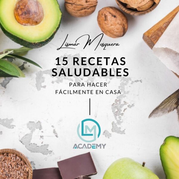 Imagen de portada para Ebook Recetario- 15 recetas saludables