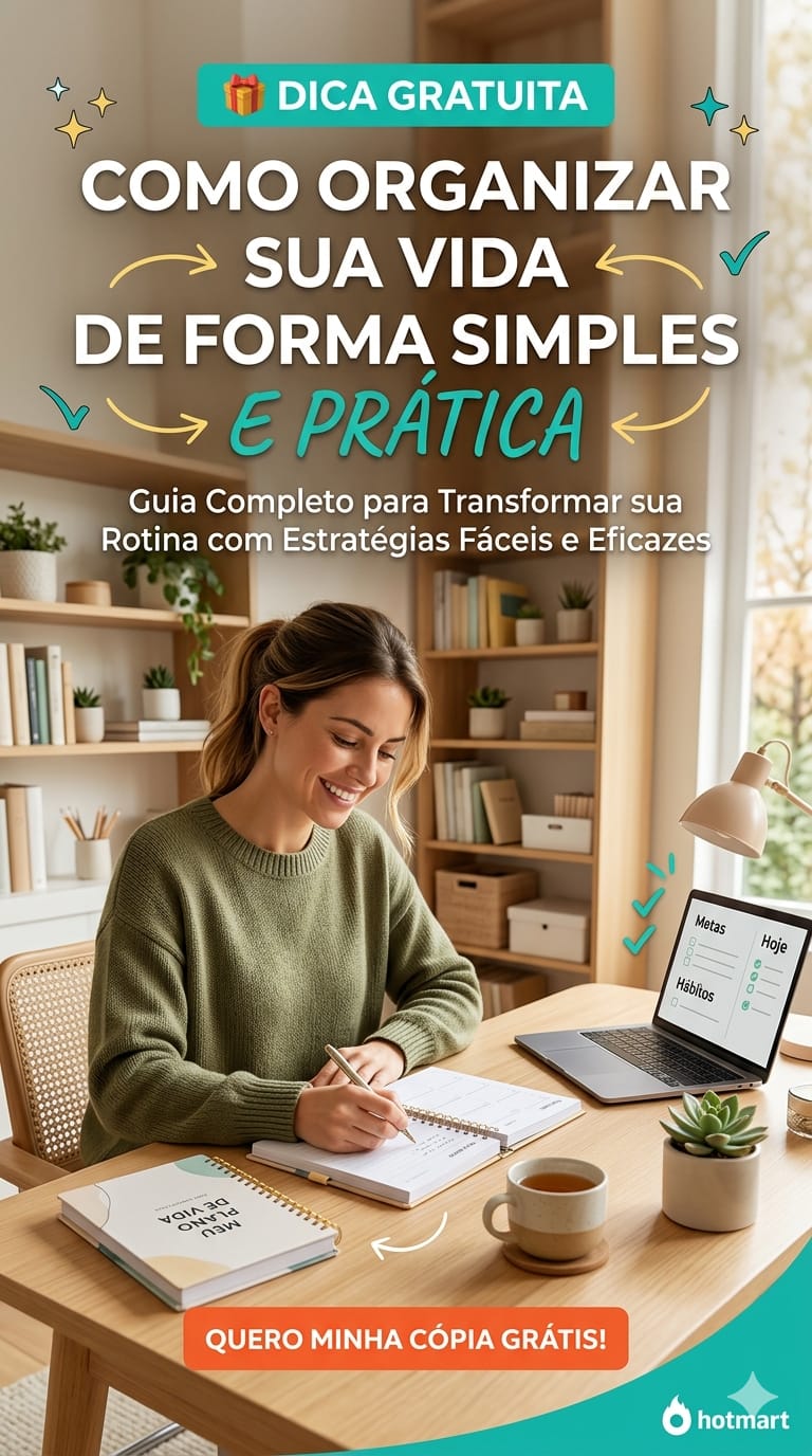 Como Organizar Sua Vida de Forma Simples e Prática | Hotmart