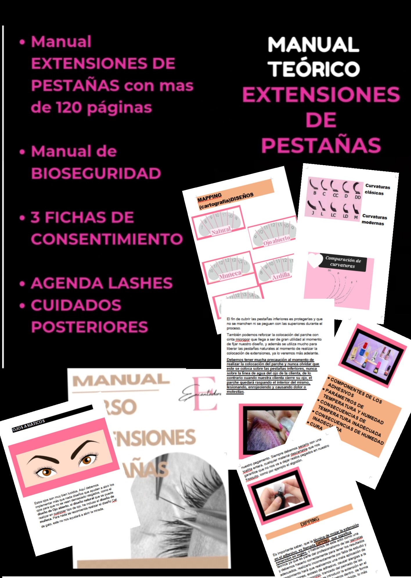 Manual EXTENSIONES DE PESTAÑAS Nivel 1 - CAROL RODRIGUEZ ENCANTADOR...