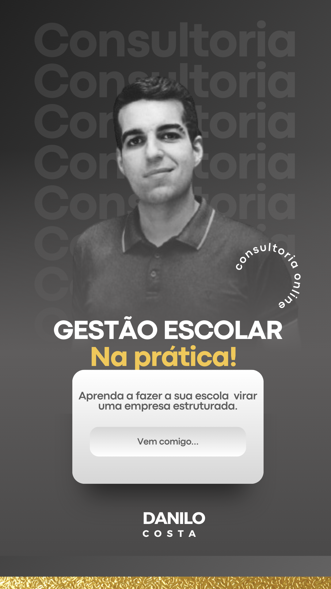GESTÃO ESCOLAR na prática - Danilo Costa | Hotmart
