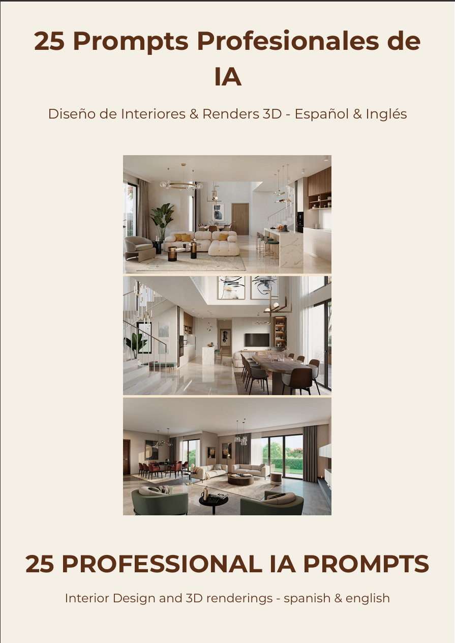 25 AI Prompts for Interior Design – Professional Edition | Hotmart