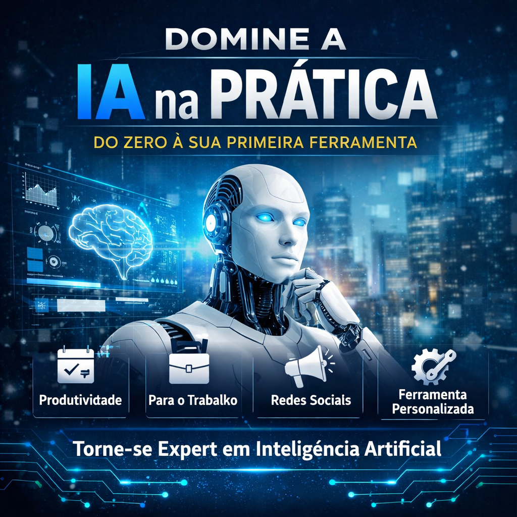 Domine a IA na Prática: Do Zero à Sua Primeira Ferramenta