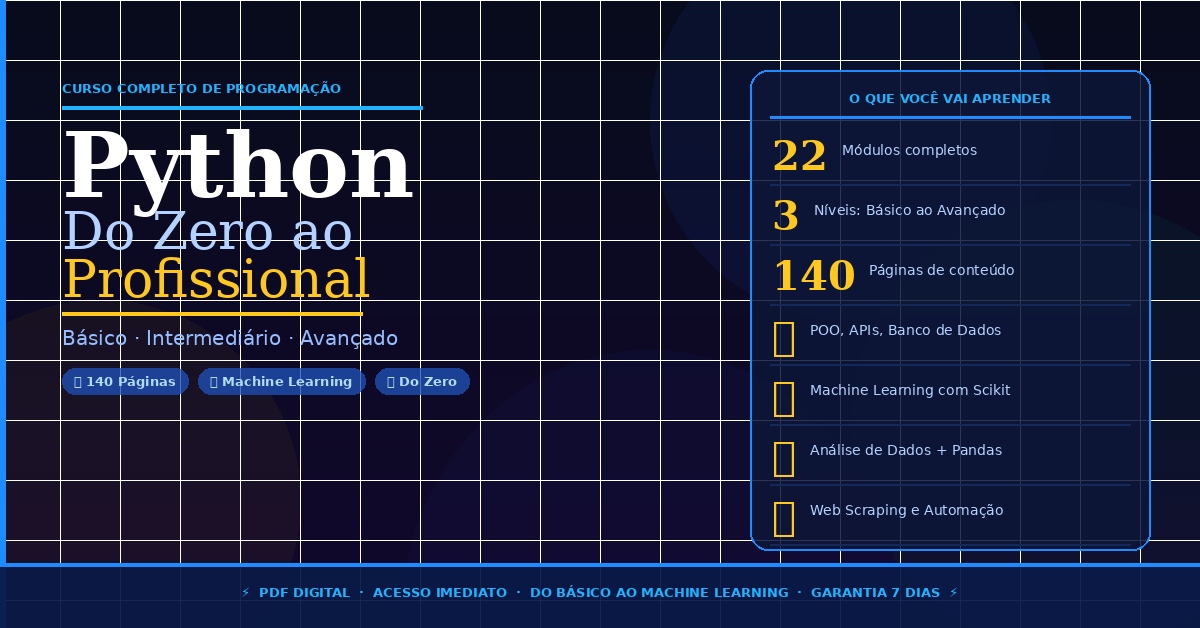 Curso de Python do Basico ao Profissional - Paulo Régis Ferreira
