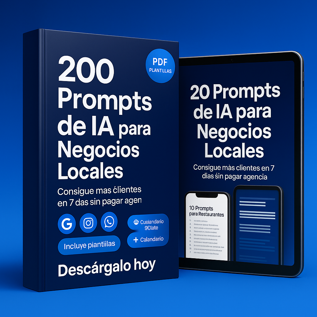 200 Prompts de IA para Negocios Locales — Plantillas reales para at...