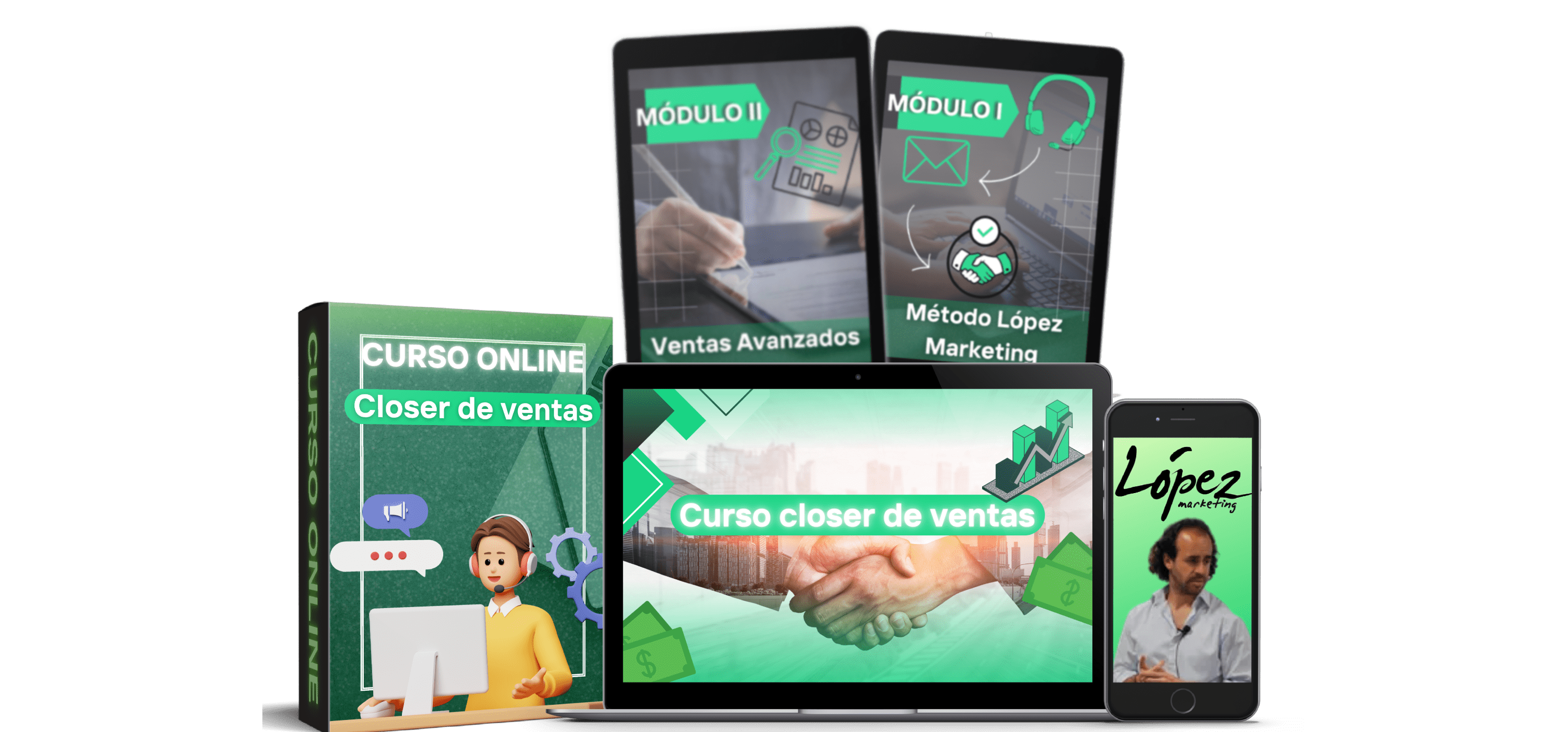 Imagen de portada para Curso online Curso Closer de Ventas 