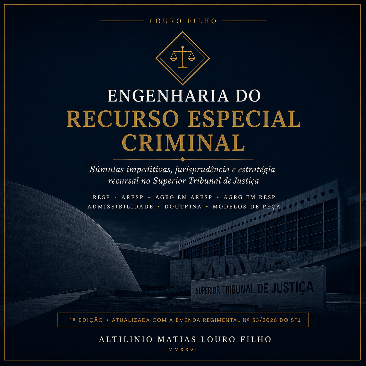 Capa do livro Engenharia do Recurso Especial Criminal
