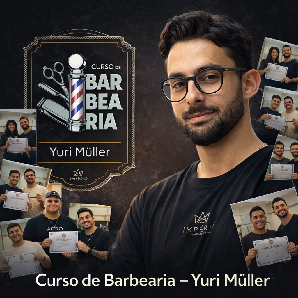Aprenda Barbearia do Zero : Curso Completo em Vídeo
