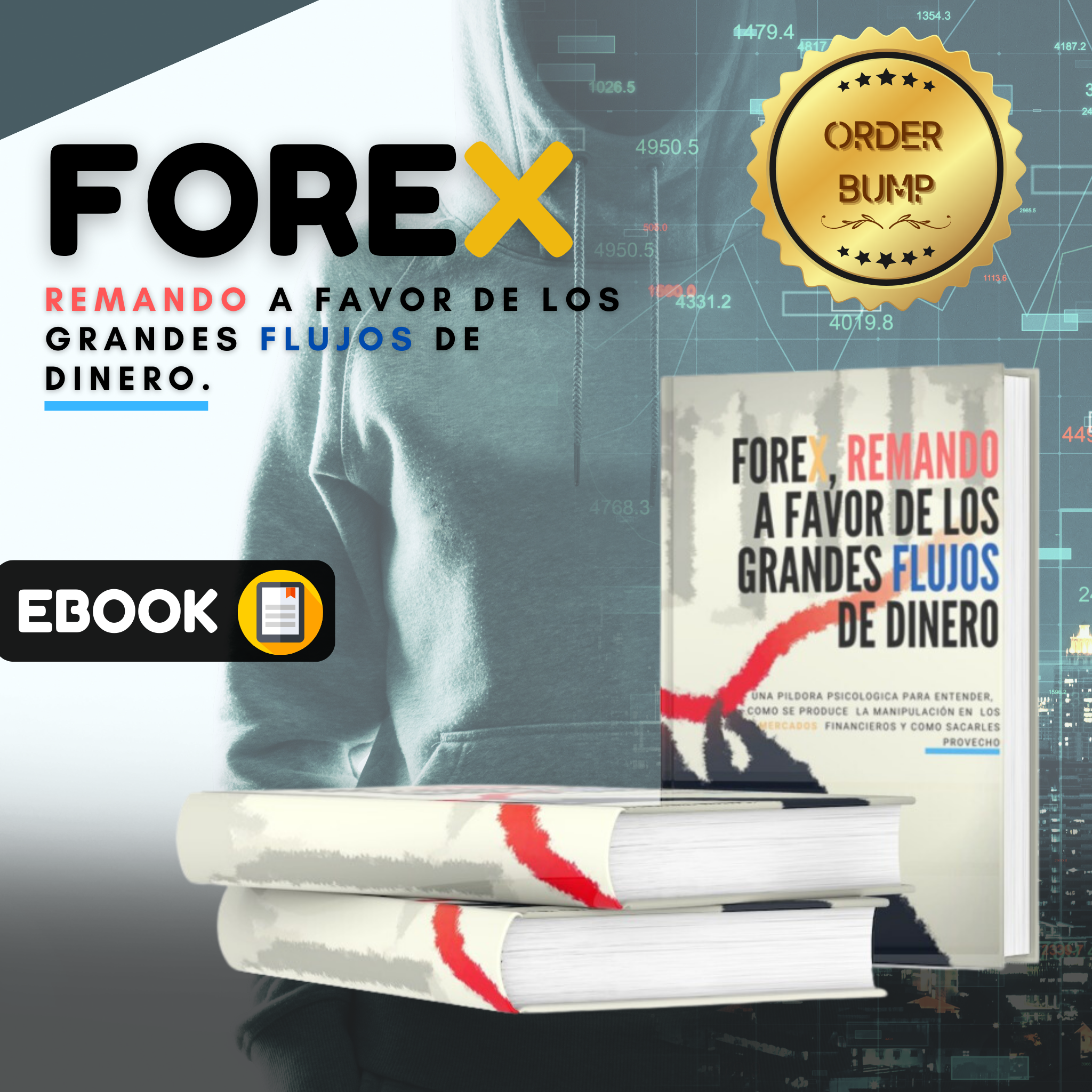 Imagen de portada para Ebook FOREX, Remando a Favor de los Grandes Flujos De Dinero.