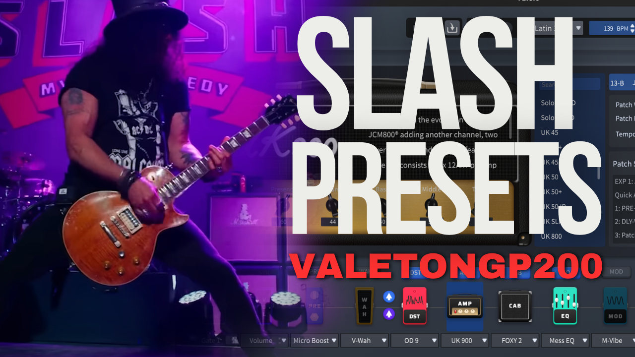 JA SLASH PRESETS - VALETON GP200