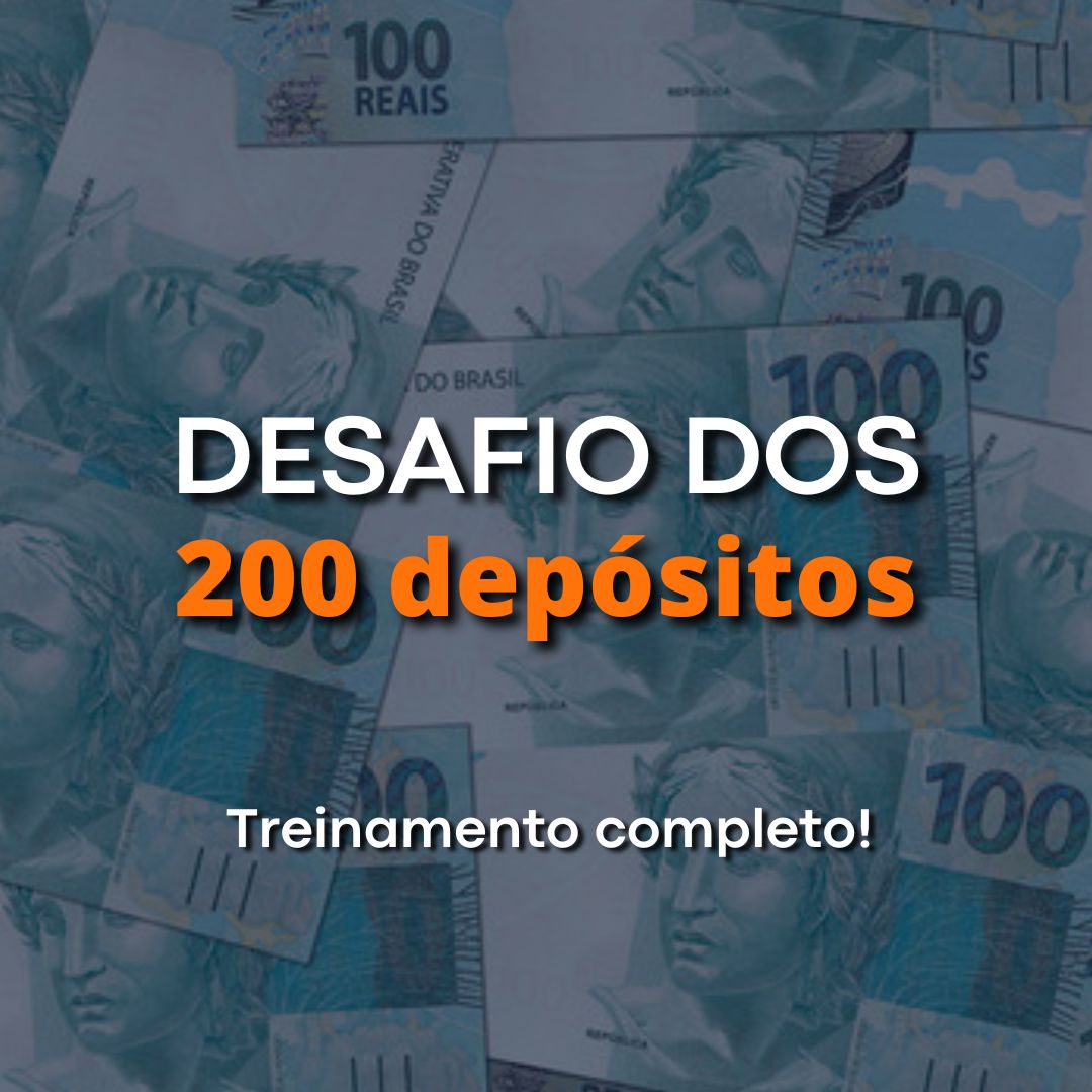 Desafio dos 200 Depósitos - Treinamento Completo sobre Educação Financeira e como guardar 20 mil reais em um ano thumbnail